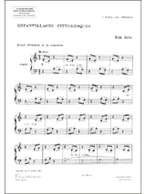 Enfantillages Pittoresques - SATIE - Partition - Piano